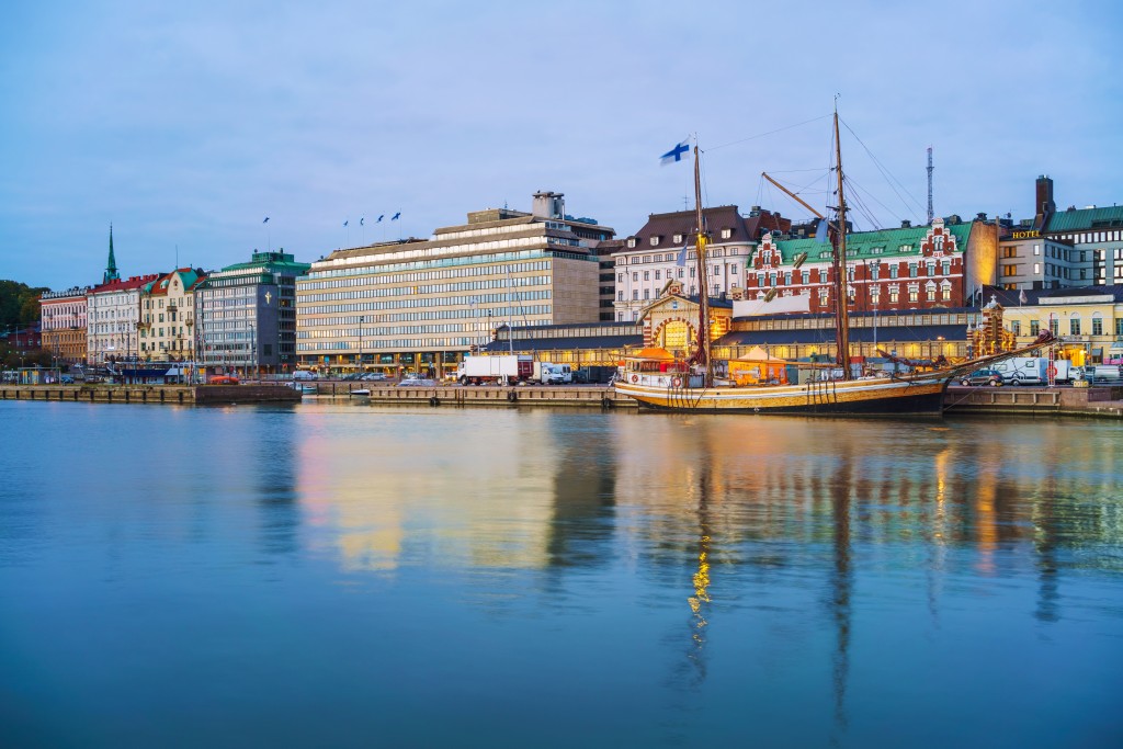 Hafen von Helsinki, Finnland