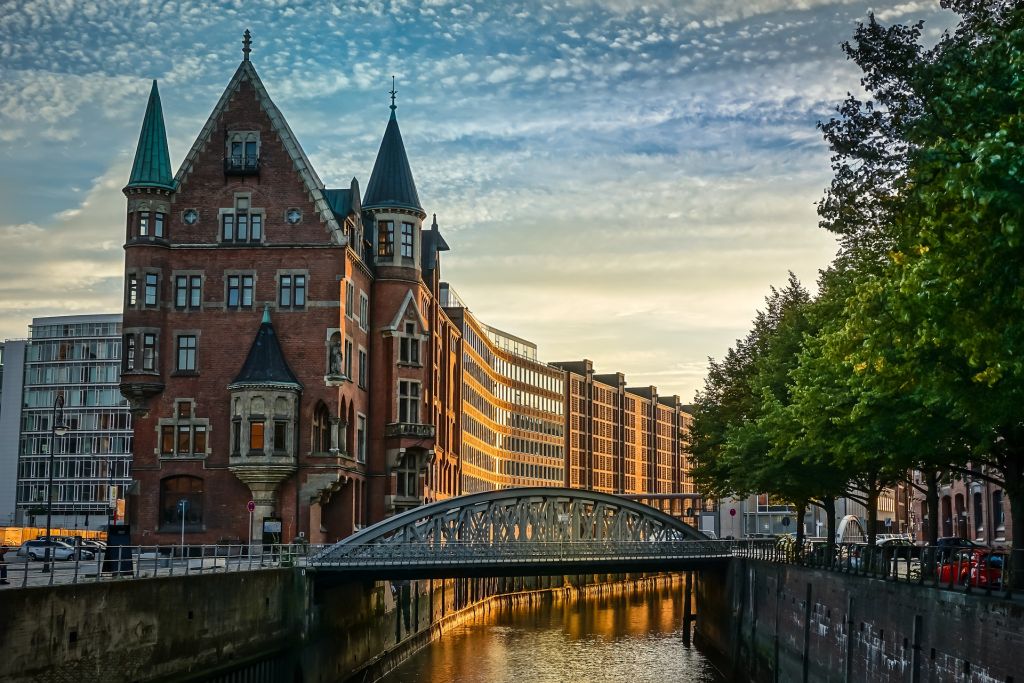 Kanal in Hamburg Kanal in Hamburg