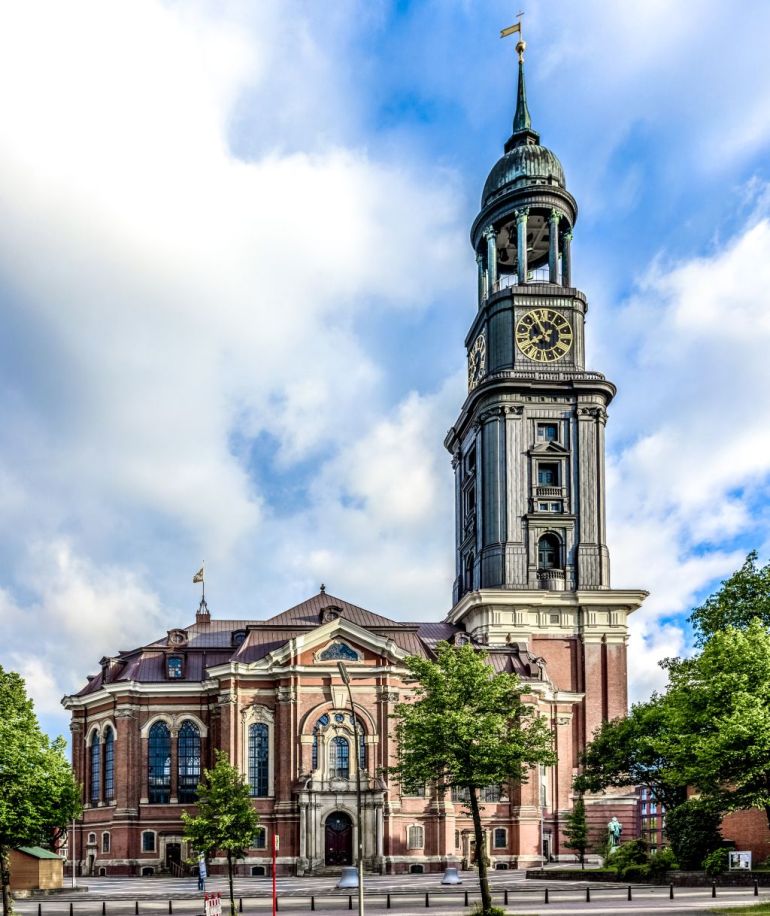 Hauptkirche Sankt Michaelis, der Michel, in Hamburg