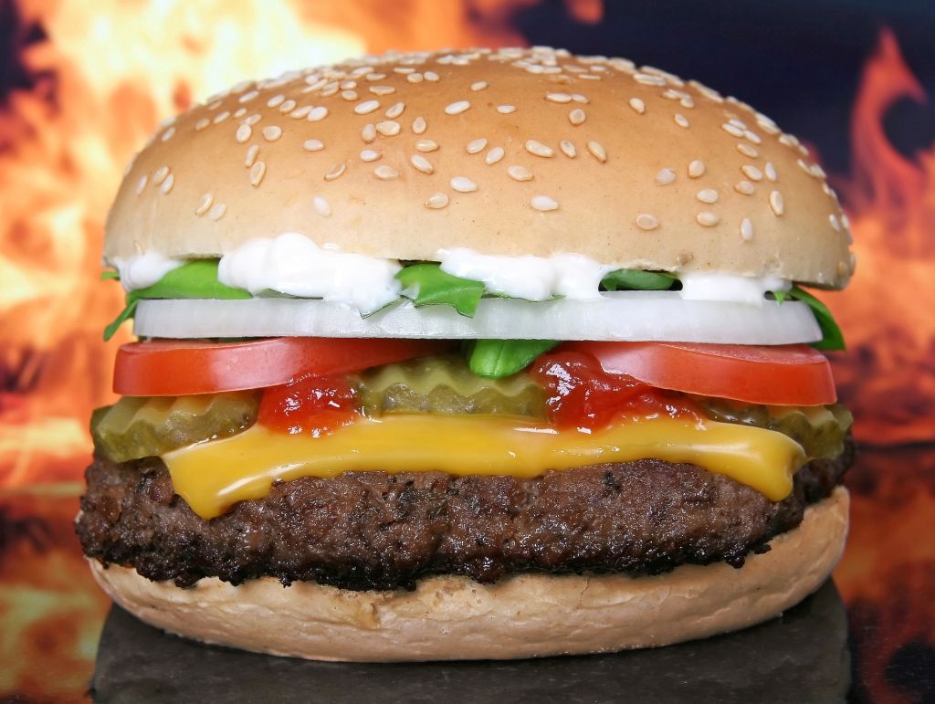 Traditionelle amerikanische Speisen - Hamburger