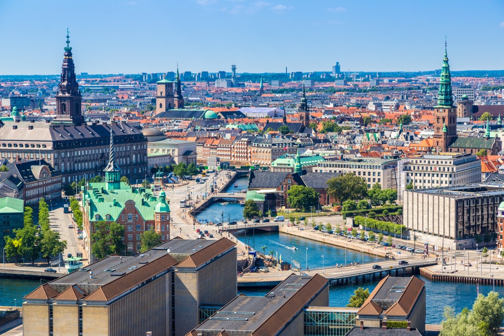 Stadt von Kopenhagen, Dänemark