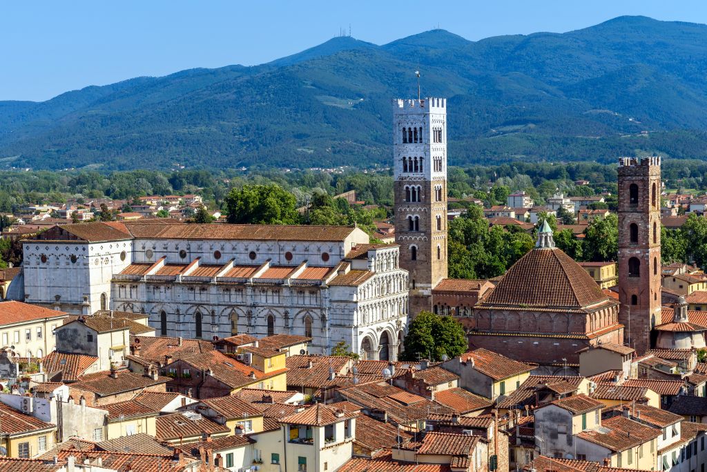Stadt Lucca, Toskana, Italien