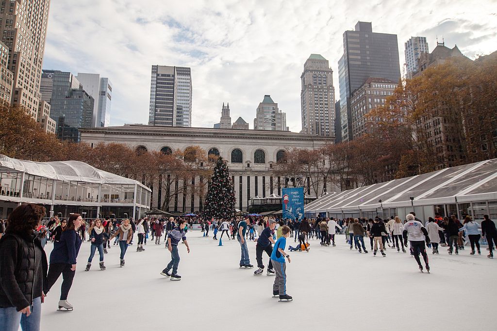 Schlittschuh laufen in New York