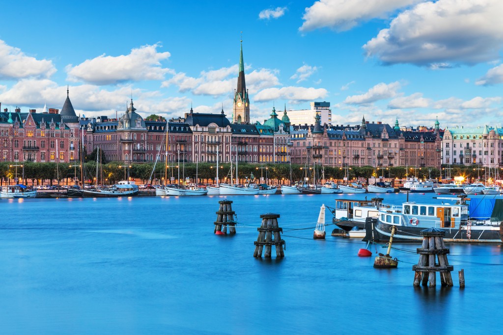 Altstadt in Stockholm, Schweden