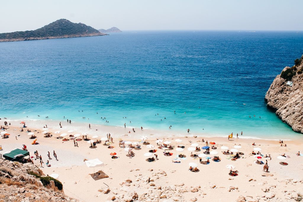 Strand in Antalya, Türkei